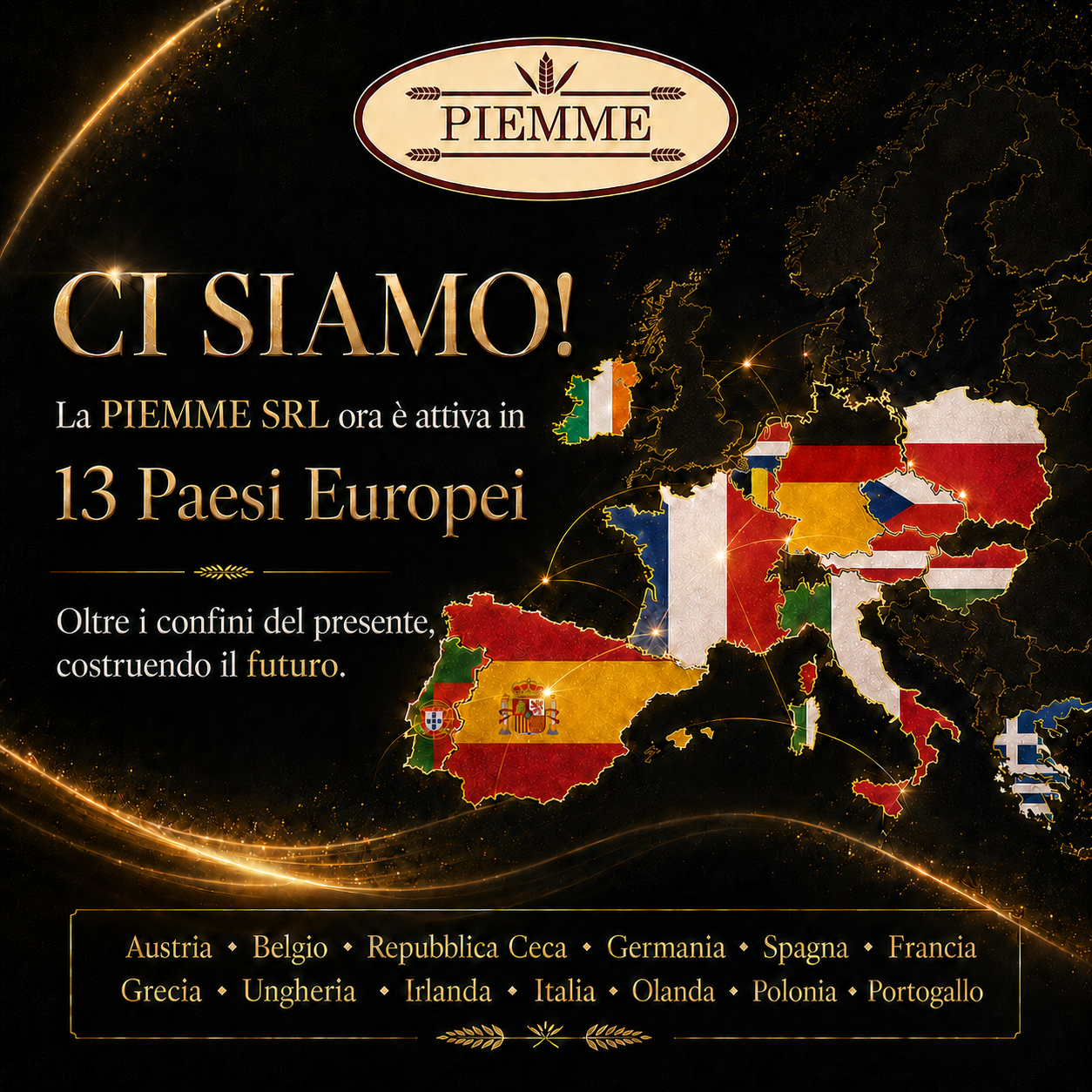 PI EMME attiva in 13 Paesi europei
